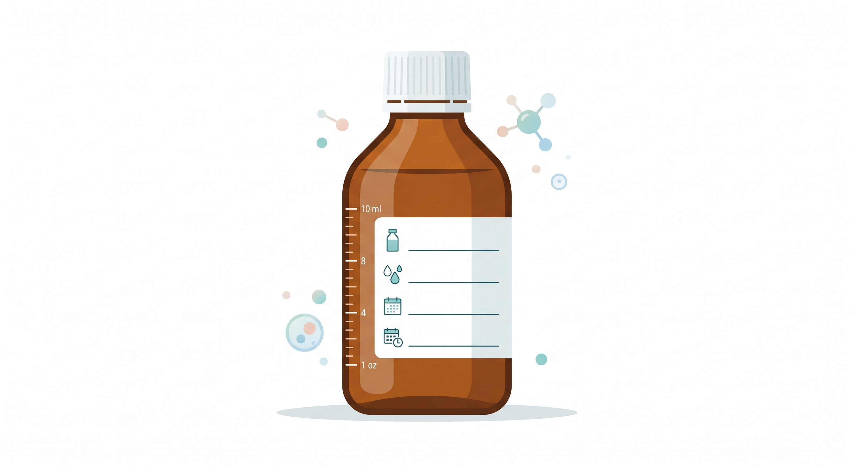 希釈ボトルのラベル例